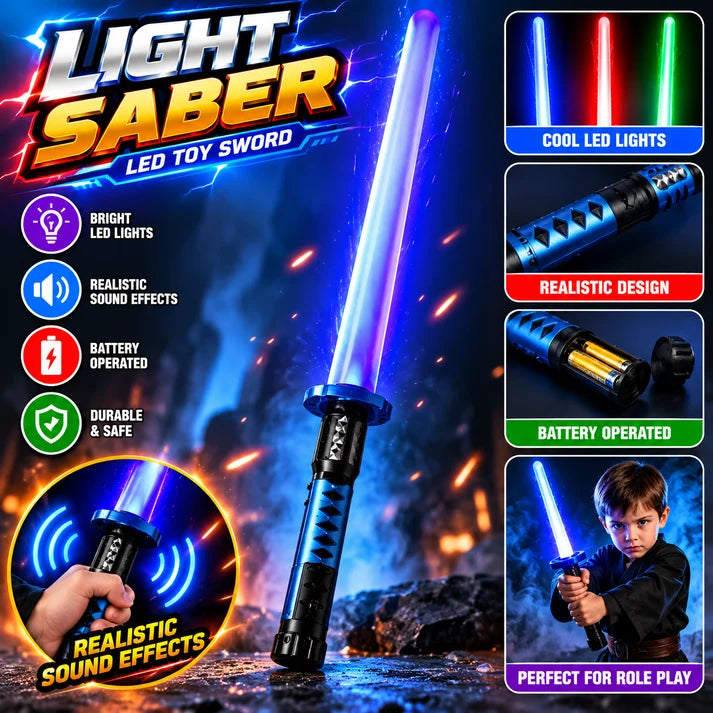Glowing Ninja Sword LED Light Up Toy For Children
