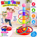 1. Children’s Rainbow Ring Toss – Fun Interactive Game for Kids
