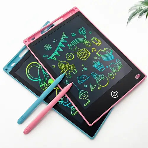 1. Kids LCD Drawing Tablet – 12 Inch Reusable Writing & Sketch Pad