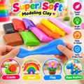 12 Colors Soft Foam Clay – Fun DIY Craft & Modeling Dough Set
