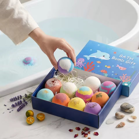 1. Colorful Fizzy Bath Bomb – Fun Surprise Toy Inside for Kids