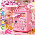 Kids Coin & Cash Storage Bank Savings Box For Children
