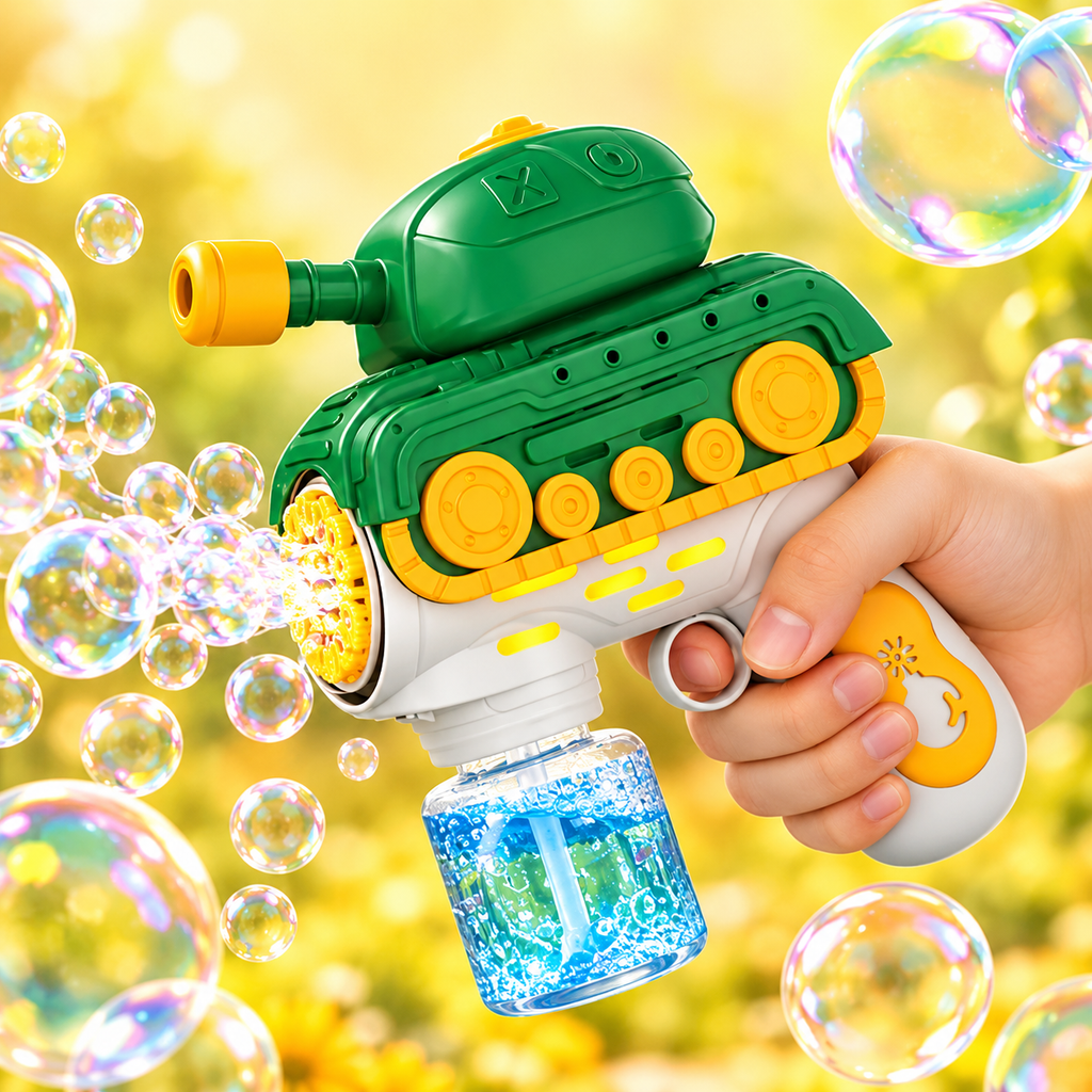 Bubble Tank Blaster Gun Fun Bubble Blowing Toy For Kids