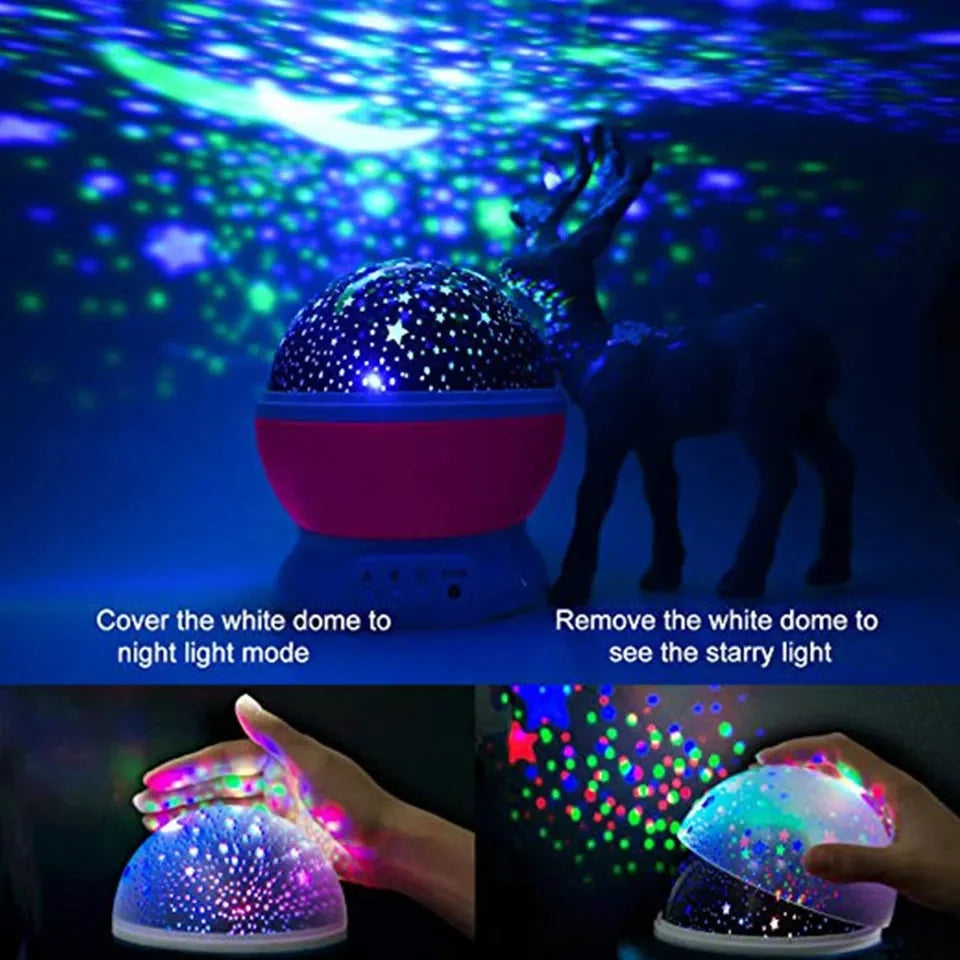 Starry Sky Projector Lamp Colorful Galaxy Night Light