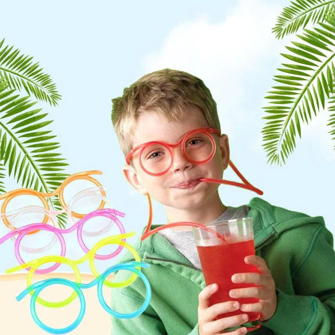 Flexible Soft Plastic Beverage Straw