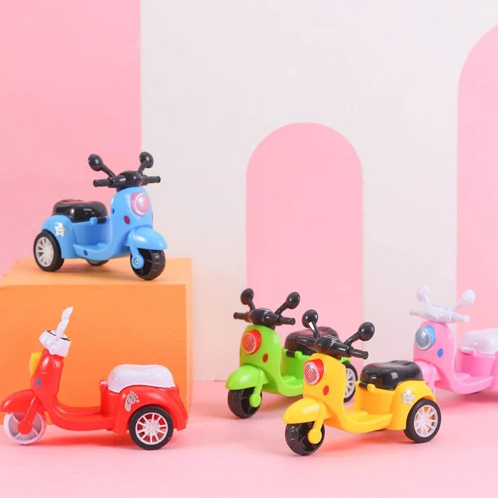3Pcs Pull Back Mini Scooters – Fun Racing Toys for Kids