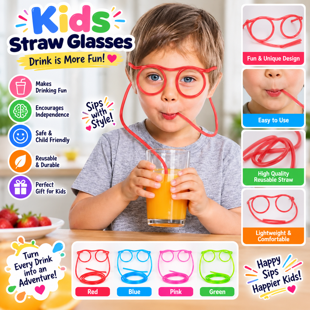 Flexible Soft Plastic Beverage Straw