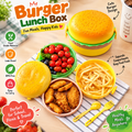 Burger Shaped Food Container Portable Lunch Box For School