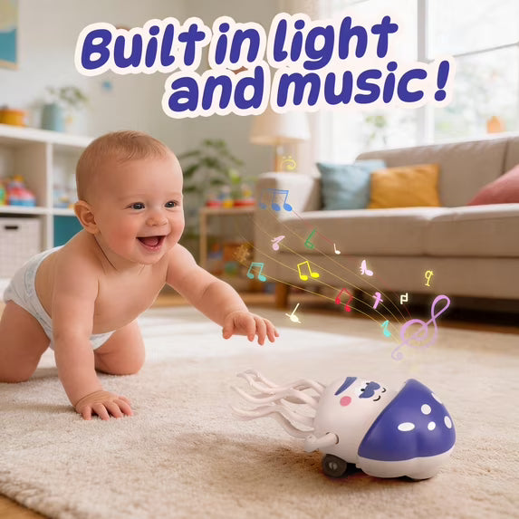 Dancing Mushroom Baby Toy Crawling Toy With Music & Lights