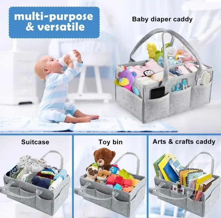 Nursery Diaper Organizer For Baby Care Items