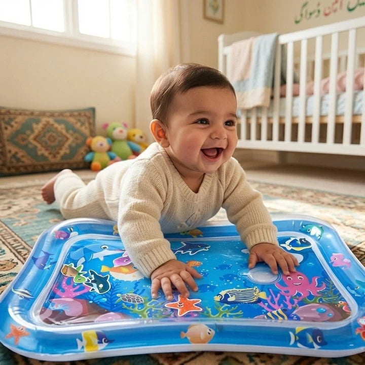 Baby Tummy Time Water Mat – Fun & Educational Activity Toy