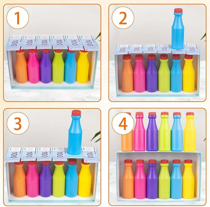 Interactive Bottle Pairing Game – Memory & Logical Skills Toy for Kids