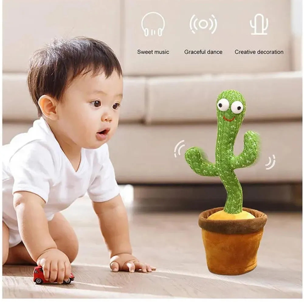 Cute Cactus Dancing Toy – Rechargeable Fun Toy for Kids