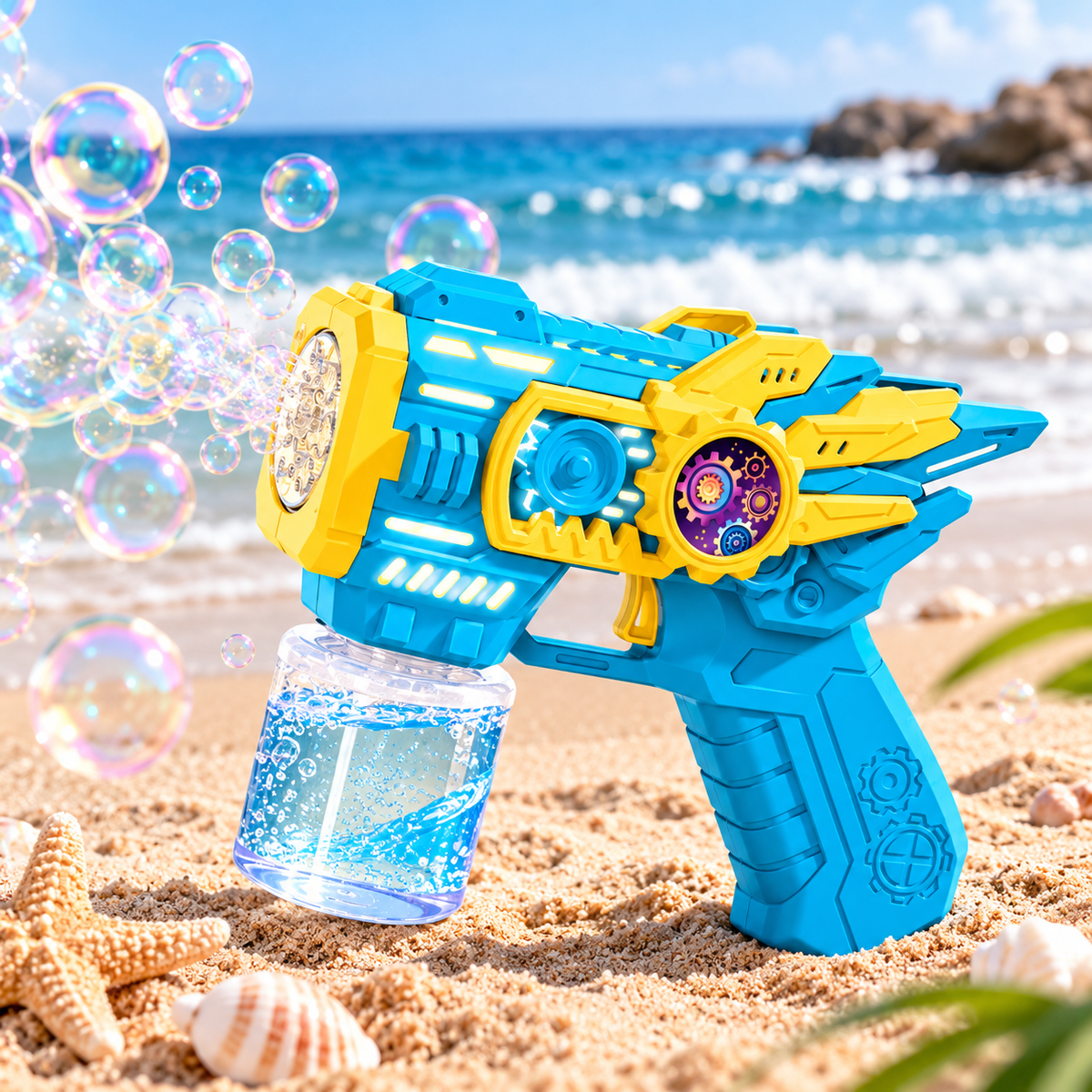 Electric Bubble Machine Gun Fun Bubble Blaster For Kids