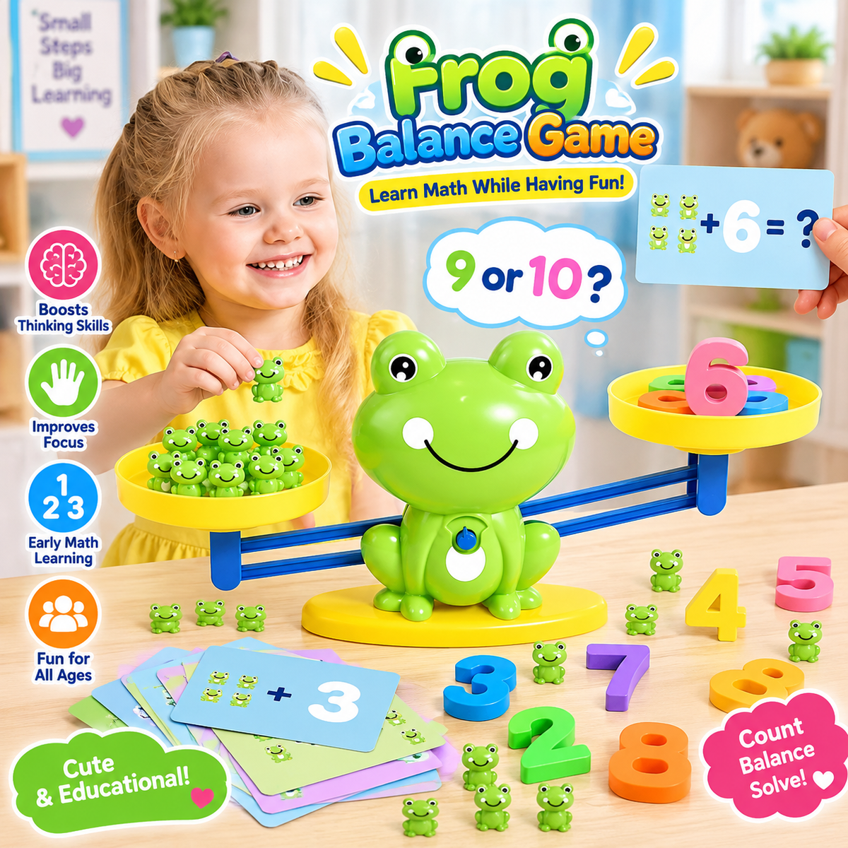 Frog Balancing Toy – Interactive Skill-Building Game for Kids
