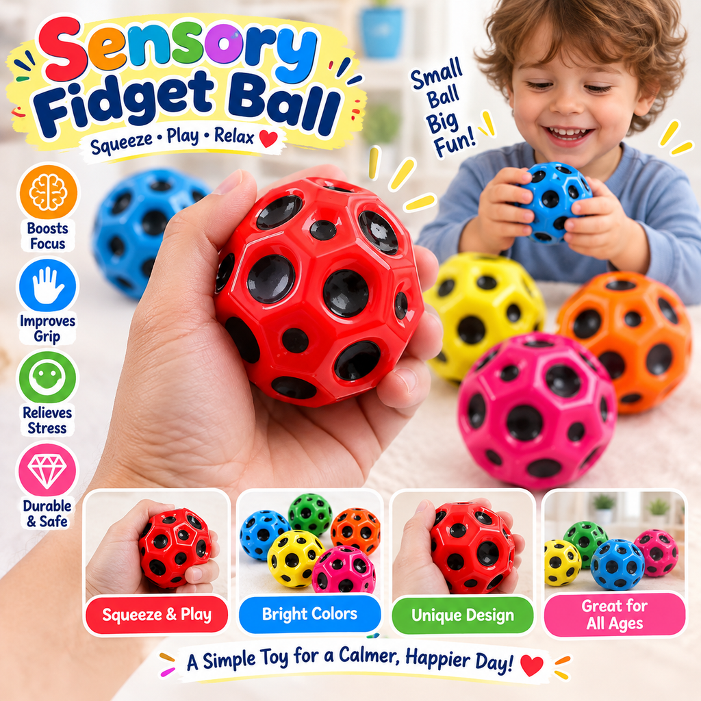 Kids High Bouncing Rubber Ball – Fun Active Play Toy