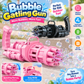 Large Bubble Gun Toy – 8-Hole Bubble Blower for Kids