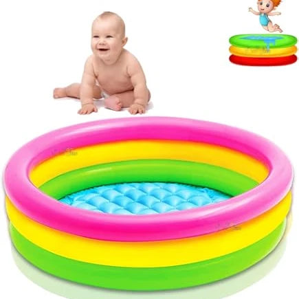 Colorful Rainbow Water Pool 2FT Kids Splash Pool For Kids