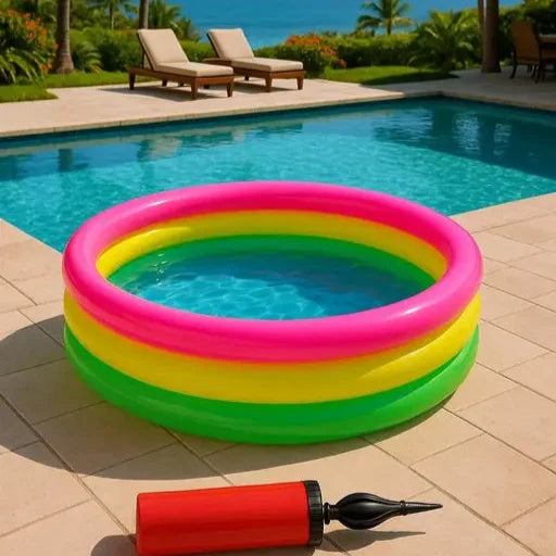 Colorful Rainbow Water Pool 2FT Kids Splash Pool For Kids