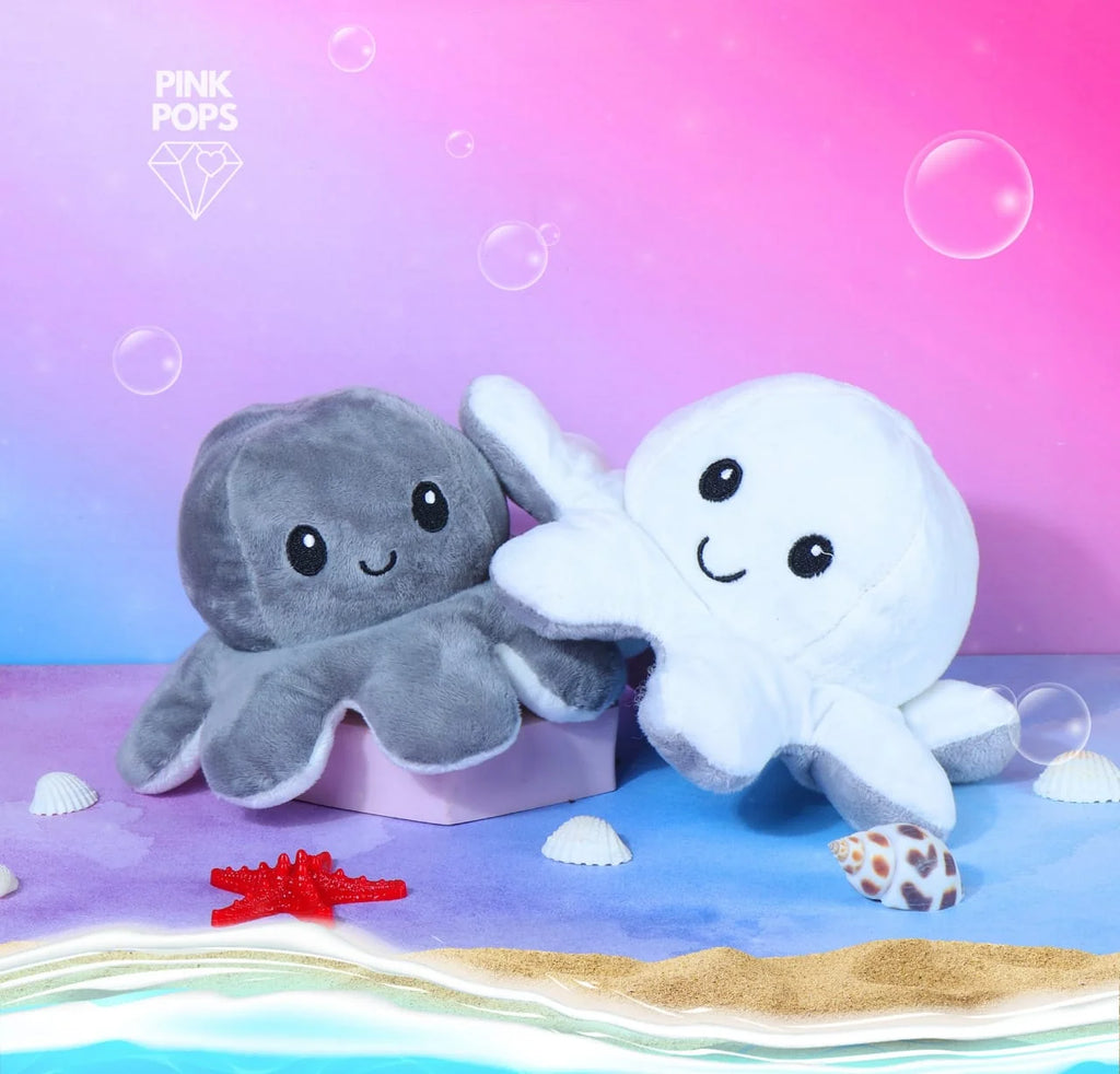 Reversible Octopus Stuffed Toy – Soft Cute Plush for Kids