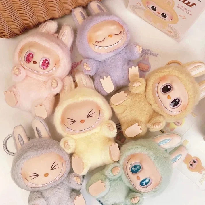 Soft Labubu Plushie – Cute Fuzzy Stuffed Toy for Kids
