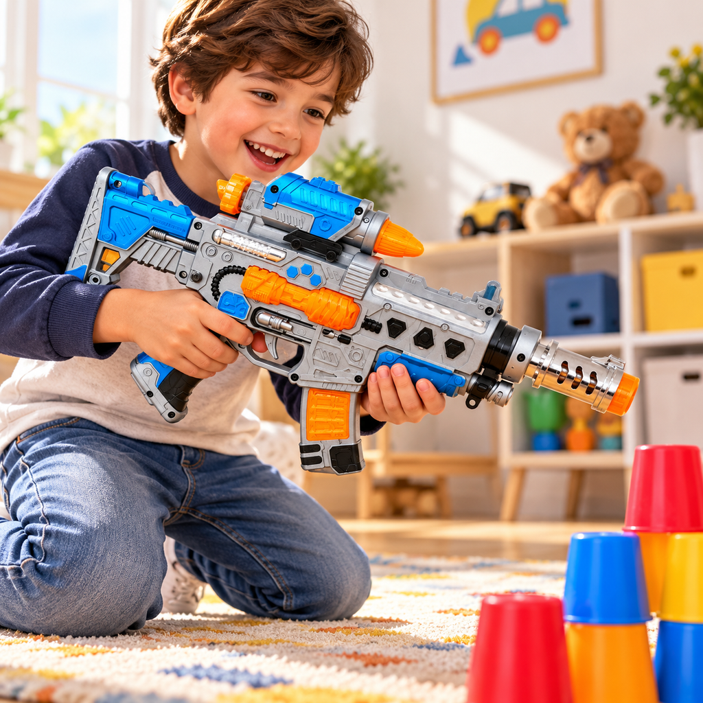 Speed Storm Light Effects Toy Gun Fun Kids Action Toy