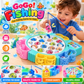 Spinning Fish Catching Game Electric Toy For Kids
